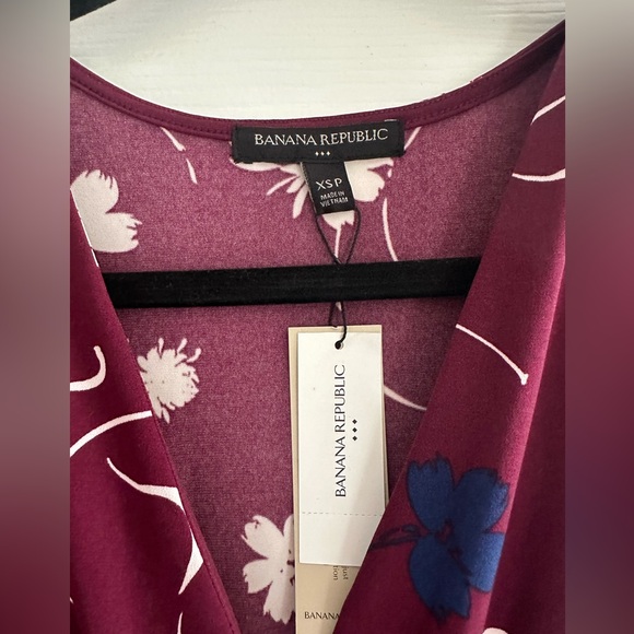 NWT Banana Republic Wrap Dress XS petite - Picture 4 of 7